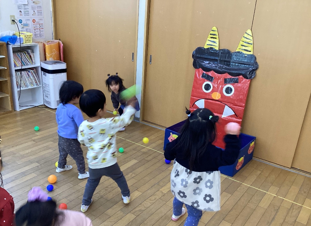 豆まき集会👹